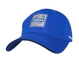 Фото - Автомобильная кепка бренда Sport Line синяя с лого Volvo - Men box
