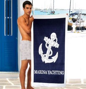 Фото - Пляжное полотенце Shamrock натуральное Marina Yachting - Men box