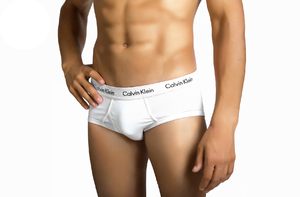 Фото - Белоснежные брифы Calvin Klein серии 365 с белой резинкой - Men box