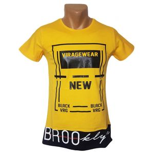 Фото - Мужская желтая футболка Viragewear - Men box