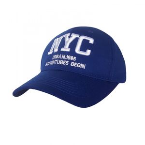 Фото - Мужская бейсболка Sport Line синяя с вышитым лого NYC - Men box