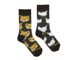 Фото - Разнопарные носки Sammy Icon с животным принтом Wilde - Men box