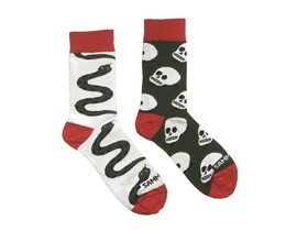 Фото - Яркие носки Sammy Icon с черепами и змеями Cronos - Men box