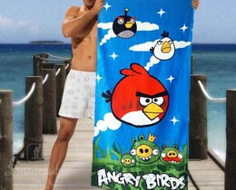 Фото - Полотенце для бассейна от Shamrock с рисунком Angry Birds - Men box