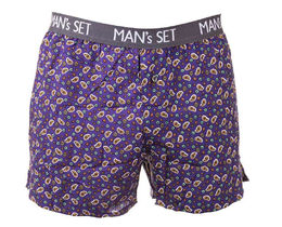 Фото - Мужские семейки фиолетового цвета Shorts, турецкий огурец - Men box