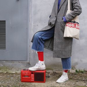 Фото - Однотонные красные носки SOX - Men box