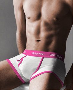 Фото - Белые боксеры с розовой резинкой Calvin Klein серии 365 - Men box