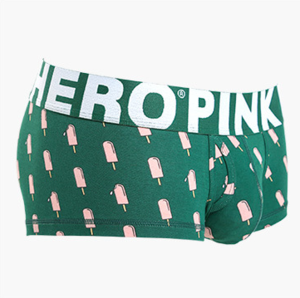Фото - Зеленые мужские трусы Ice Cream от Pink Hero - Men box