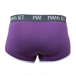 Фото - Мужские спортивные боксеры MAN's SET фиолетового цвета - Men box