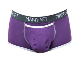 Фото - Мужские спортивные боксеры MAN's SET фиолетового цвета - Men box