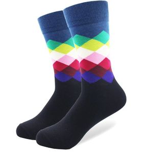Фото - Мужские высокие носки с черным низом Friendly Socks - Men box