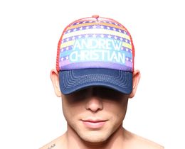 Фото - Бейсболка «Звезда Прайда» Pride Star Cap от Andrew Christian - Men box