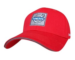 Фото - Мужская бейсболка Sport Line красная с логотипом Volvo - Men box