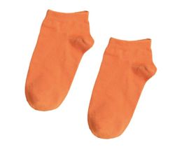 Фото - Короткие носки унисекс от Sunny Focks. Цвет: оранжевый - Men box
