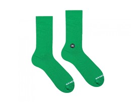 Фото - Однотонные носки от Sammy Icon зеленого цвета Basil - Men box