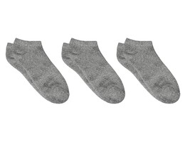 Фото - Набор коротких носков Friendly Socks унисекс (3 пары) серого цвета - Men box