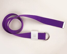 Фото - Ремень текстильный SOX с двумя кольцами фиолетовый - Men box