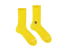 Фото - Высокие носки Sammy Icon Butter однотонные желтого цвета - Men box