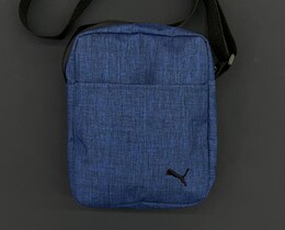 Фото - Барсетка тканевая цвета синий меланж - Men box