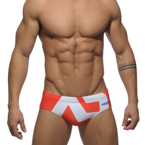 Фото - Короткие мужские плавки Sport Line оранжевого цвета - Men box
