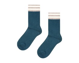Фото - Теплые носки SOX шерстяные цвета морской волны - Men box